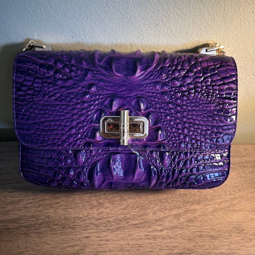 Brahmin Rosalie Royal Purple Crossbody